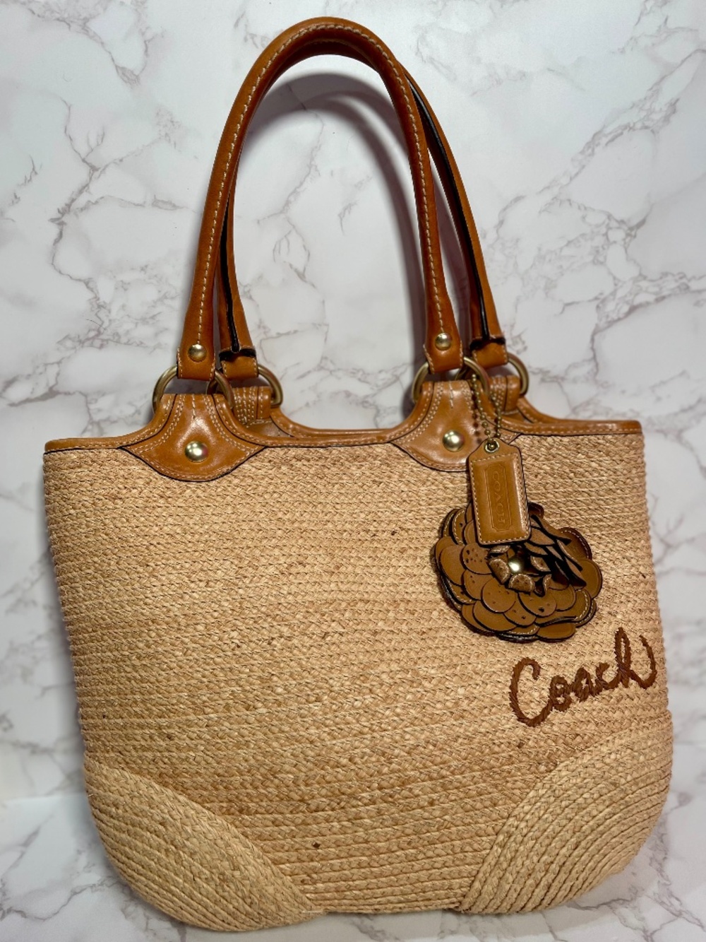 Coach Bleeker brown and Tan Shoulder bag
